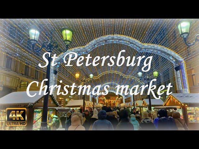 Experience the MAGIC of St Petersburg's Christmas Market in the Snow