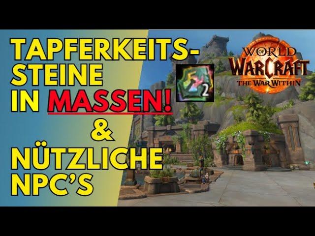 Tapferkeitssteine, Berufswissen, Nützliches Addon, gratis Ressourcen,... Was Jeder wissen sollte!