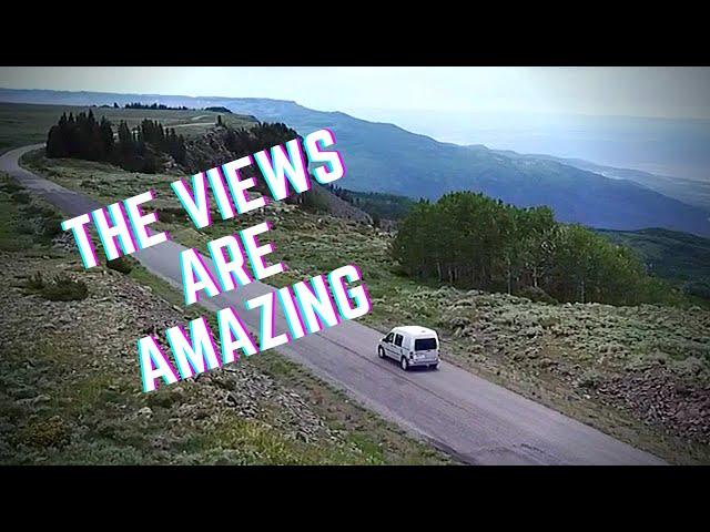 Land's End Road and the Colorado Grand Mesa in the Small Van Camper Build