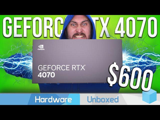 $600 Mid-Range Is Here! GeForce RTX 4070 Review & Benchmarks