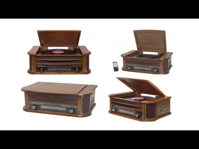Vitrola Raveo Ópera BT CD Player USB - Bluetooth Rádio FM - (Link de venda abaixo)