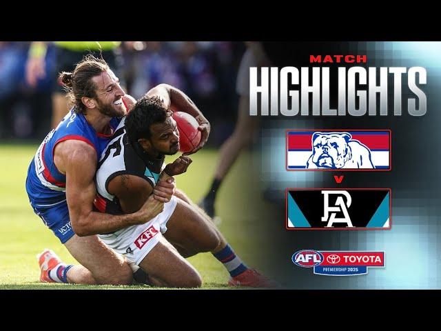 Western Bulldogs v Port Adelaide Highlights | Round 8, 2025 | AFL