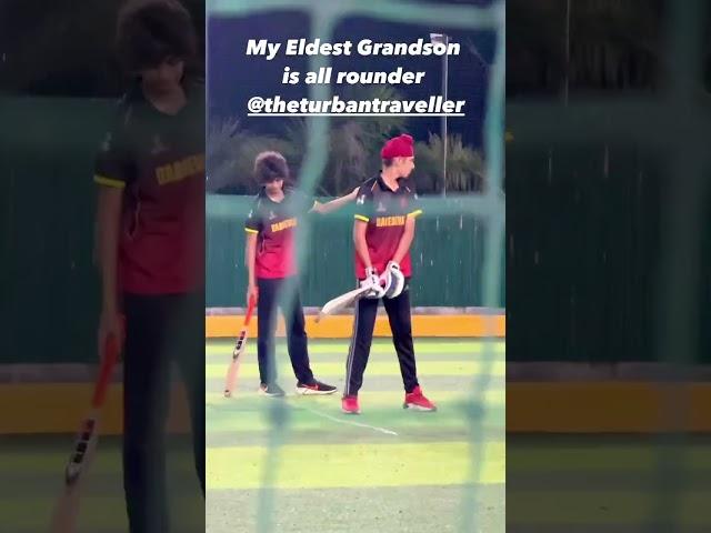 Passion of Cricket #theturbantraveller #passion #cricket #grandson #love