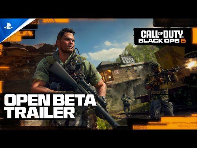 Call of Duty: Black Ops 6 - Open Beta Trailer | PS5 & PS4 Games