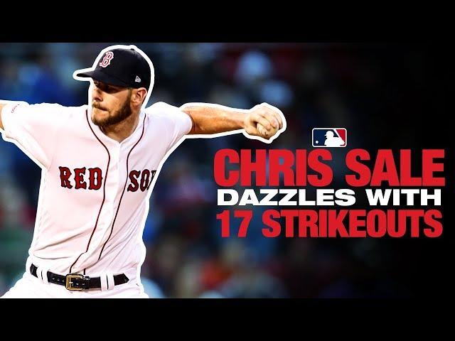 Sale dazzles with 17 strikeouts in record-breaking performance