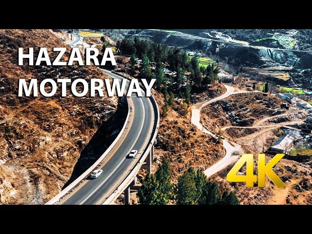 Hazara Motorway Aerial View 2022 | CPEC | Part 2 - 4K Ultra HD - Karachi Street View