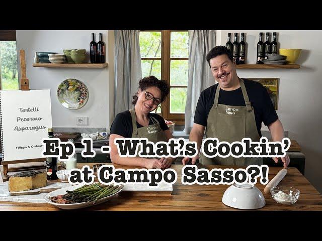 Tortelli with Pecorino & Asparagus - What's Cookin' EP 1