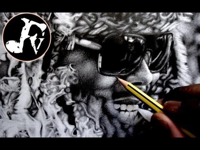 Jarren Benton (My Grandma's Basement) Speed Drawing | KO Art