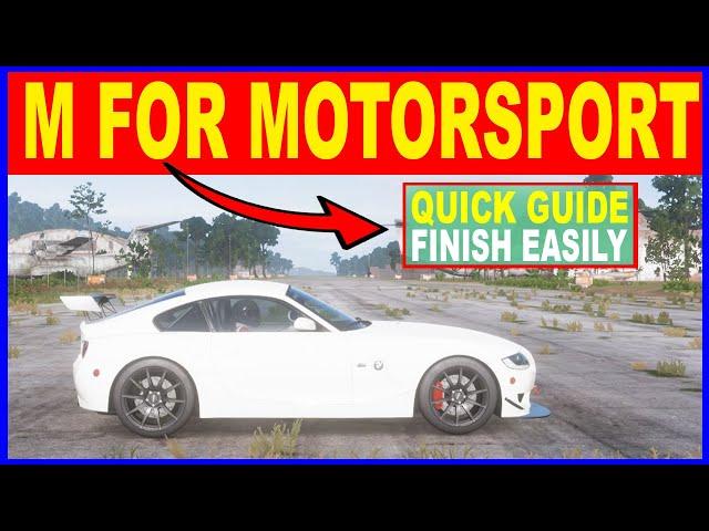 Forza Horizon 5 Forzathon Weekly Challenge M For Motorsport