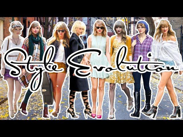 the evolution of taylor swift's style and image  