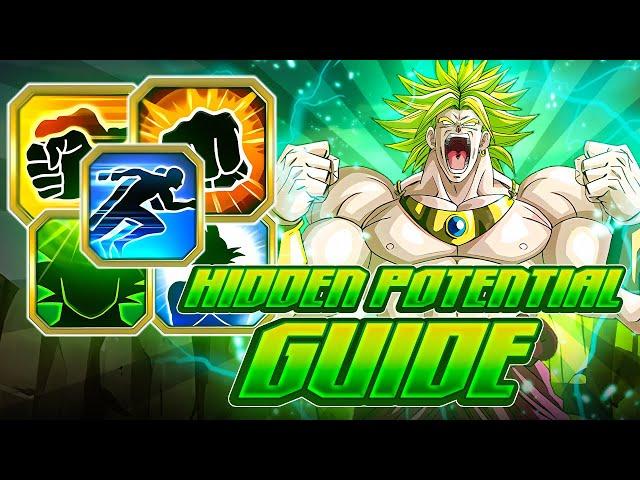 HIDDEN POTENTIAL GUIDE: HOW TO BUILD SUPER EZA STR BROLY HIDDEN POTENTIAL [Dokkan Battle]