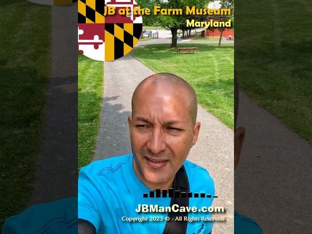 JB at CARROLL COUNTY FARM MUSEUM Maryland USA JBManCave.com #Shorts