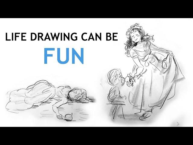 How life Drawing Changed the way I Draw