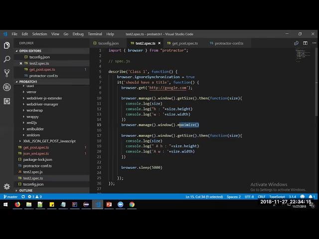 Browser and Navigation Commands with CSS selector   27 Nov 2018