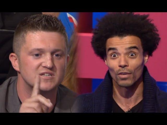 EDL leader Tommy Robinson takes on rapper Akala