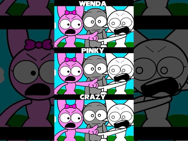 #animation #sprunki who #love #gray #wenda or #pinky
