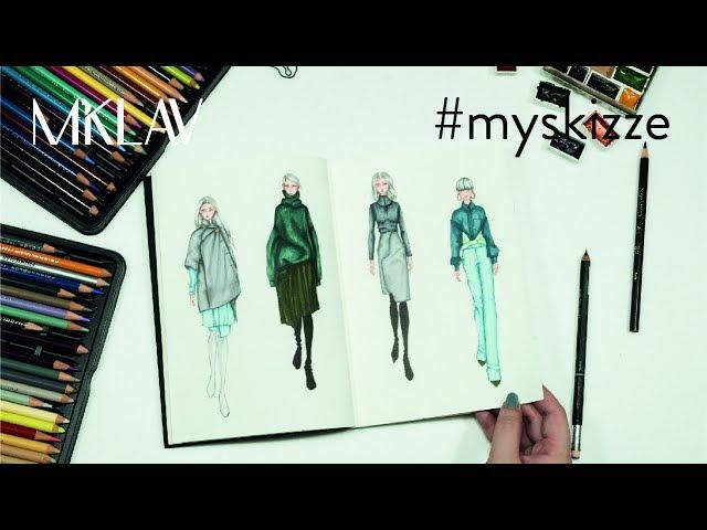 #myskizze: Fashion illustration by Cyntia Gading and Anya Sinta