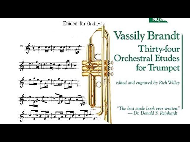 34 Orchestral Studies by Vassily Brandt - 01 [TRUMPET STUDIES]