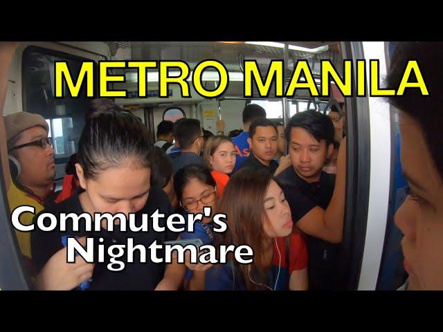 Nightmare Commute in MANILA Philippines World's Worst