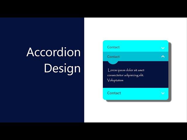 Animated accordion using vanilla Javascript( plain javascript )