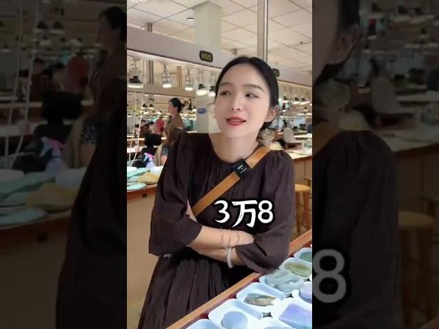 翡翠手镯：半山水意境种水镯，姐姐们喜欢吗（4）#翡翠 #翡翠手镯 #翡翠直播 #shorts