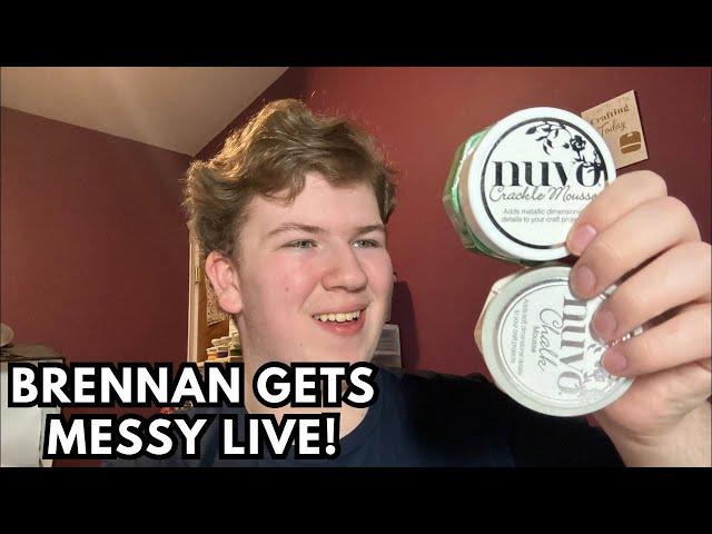 Brennan Gets Messy LIVE!