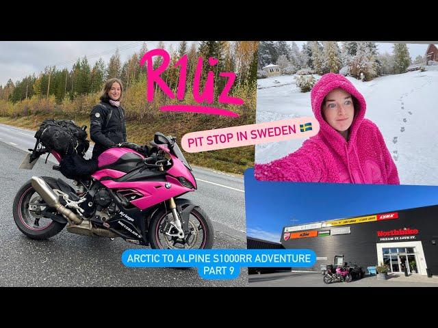 R1Liz - Pitstop in Sweden (Arctic to Alpine S1000RR Adventure Part 9)