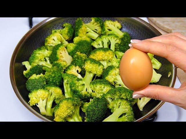 Do you have broccoli and eggs at home? Recipe healthy, delicious and easy! ASMR.