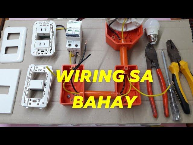 HOUSE WIRING TUTORIAL-Basic Electrical Installation(Tagalog) | Local Electrician