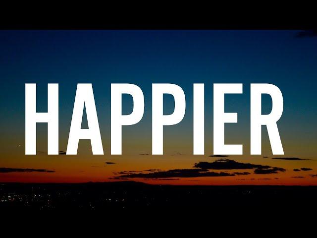 Olivia Rodrigo - happier (Lyrics)