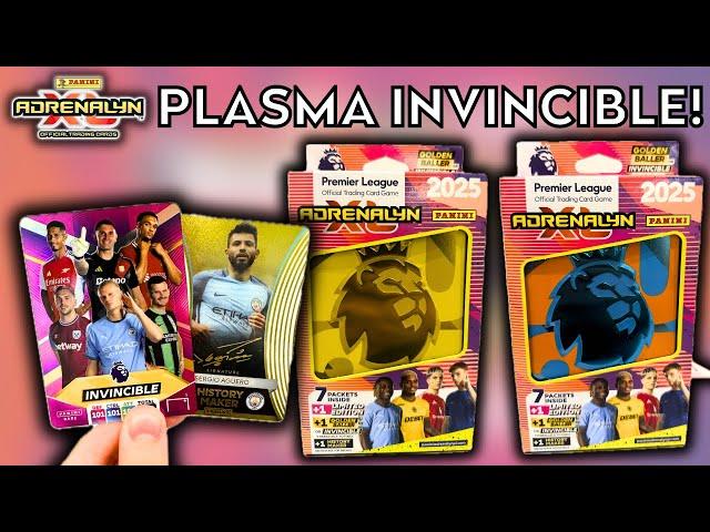 RARE PLASMA INVINCIBLE! | PANINI ADRENALYN XL PREMIER LEAGUE 2025 | BLUE & GOLD CLASSIC TIN OPENING!