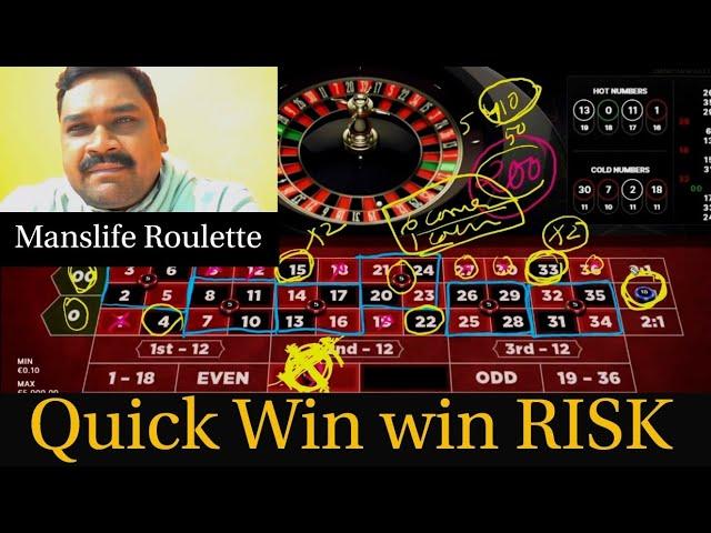 Quick Win Roulette Win System. Online roulette table Profit strategy