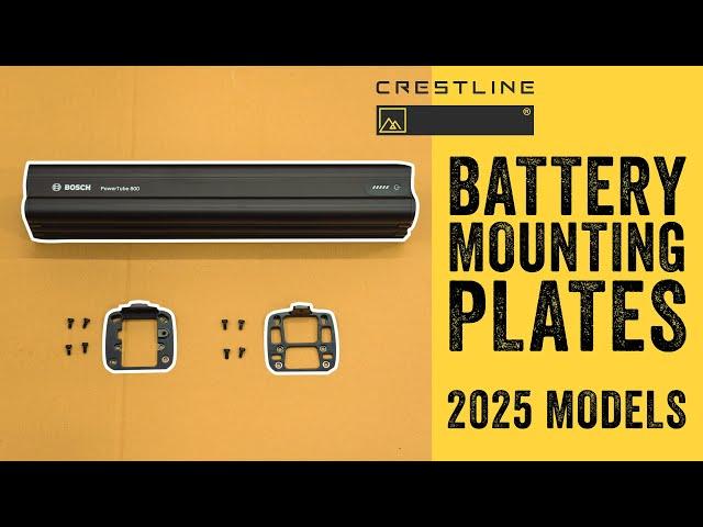 Mounting the Bosch Battery Plates | Crestline How To's | 2025 Bosch CX Powertrain