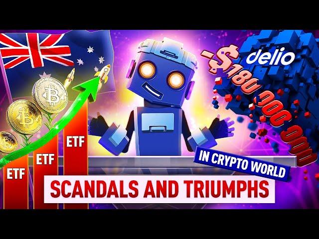 Crypto Scandals and Triumphs: Delio's $180M Theft & Australia's Bitcoin ETF Success