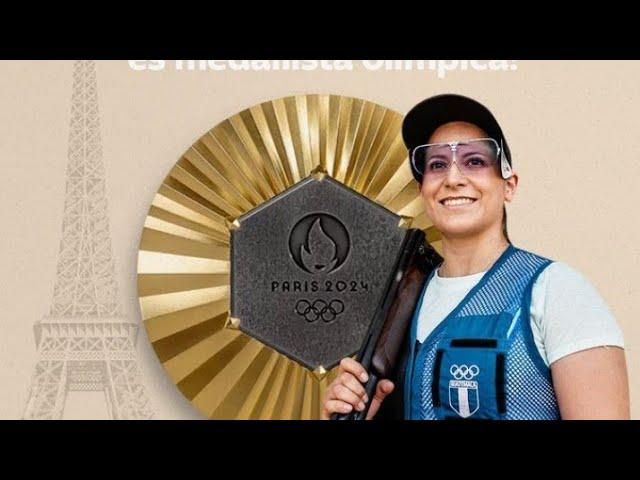 Adriana Ruano makes history for Guatemala, the first gold & female medallist!"