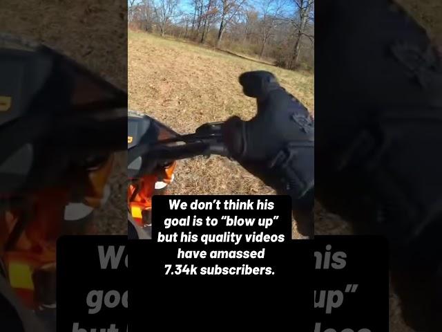 MXEngineer1 is a YouTuber that creates honest dirtbike reviews. #moto #dirtbike #youtuber #crypto