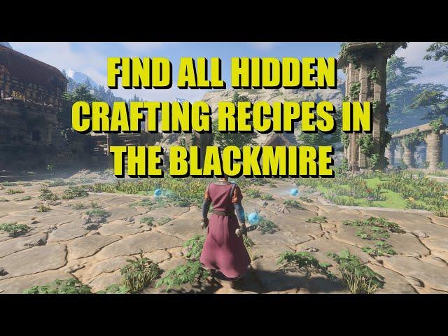 Hidden Crafting Recipes Blackmire Quest Enshrouded