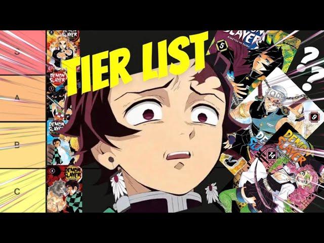 Demon Slayer Manga Cover Tier List !