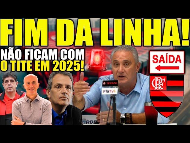 FIM DA LINHA! ELES NÃO FALAM, MAS NÃO FICAM COM O TITE EM 2025!