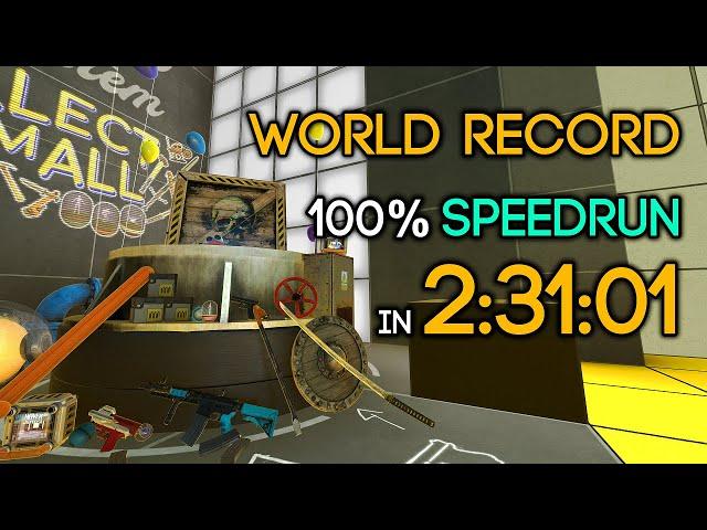 [WR] Boneworks 100% VR Speedrun in 2:31:01