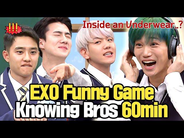 [Knowing Bros] Literally Can't Stop Laughing  EXO Funny Game Moments Compilation