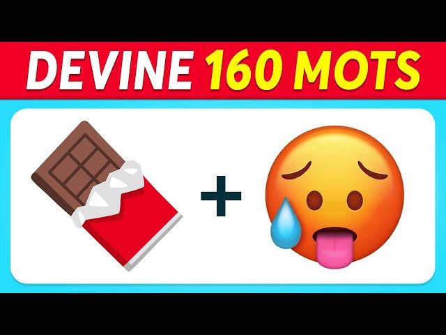 Devine 160 MOTS en ÉMOJIS - Grand Quiz Émoji 2024