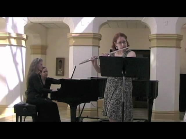 Fantaisie Melancolique by Mathieu-Andre Reichert - performed by Kristen Stoner, flute - Part 2/2