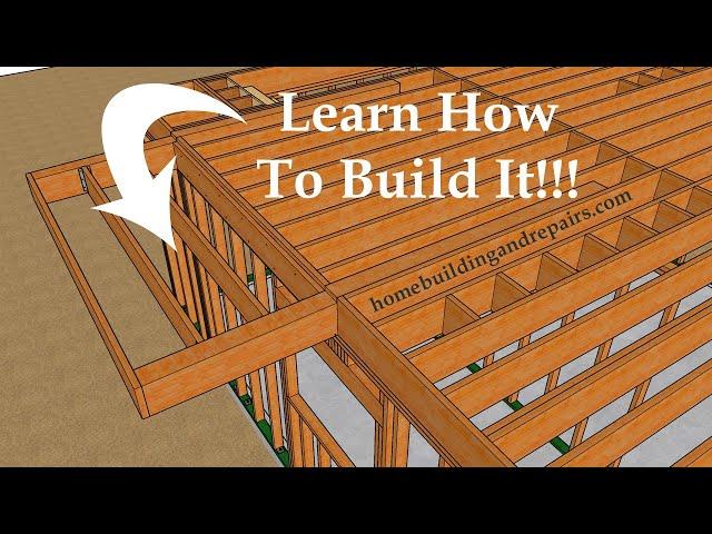 How To Build Balcony Floor With Cantilevered Beams To Support Deck Joist - Design And Construction