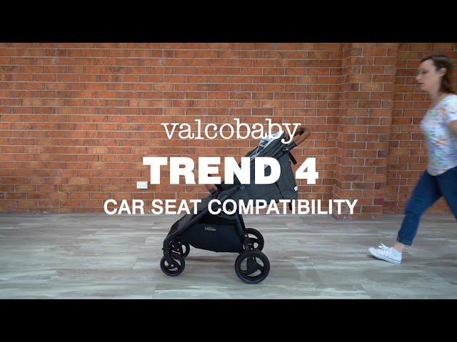 Trend 4 Pram Stroller Demo: Car Seat Compatibility | Valcobaby