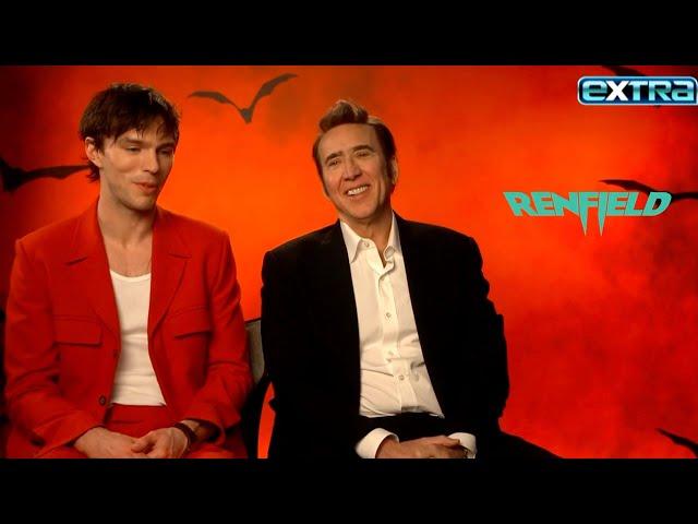 ‘Renfield’: Nicolas Cage on His 8-Hour DRACULA Transformation (Exclusive)