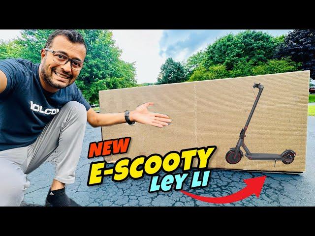 New e-scooty ley li - Kharcha kar dia 