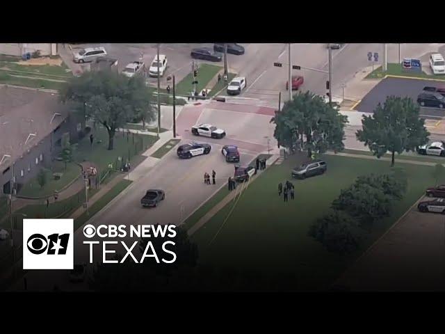 Truck strikes students and adult near Dallas school, killing one