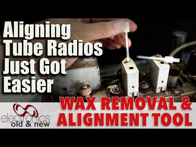 A World First? Wax Removal / Alignment Tool for Tube Radio Restorations.  #pcbway#