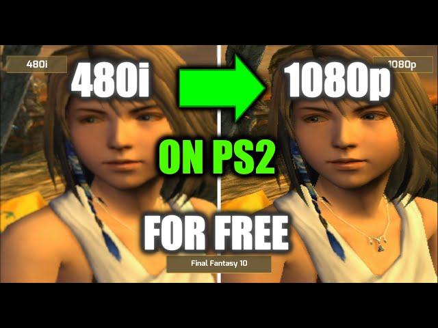 Force PS2 games via GSM up to 1080p for FREE on PS2 hardware WITHOUT OSSC/Retrotink5x/Framemeister